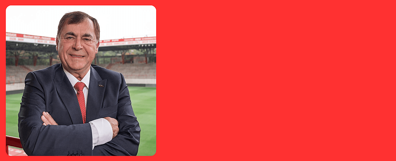 Jörg Hinze verabschiedet sich aus dem Präsidium des 1. FC Union Berlin Jörg Hinze verabschiedet sich aus dem Präsidium des 1. FC Union Berlin