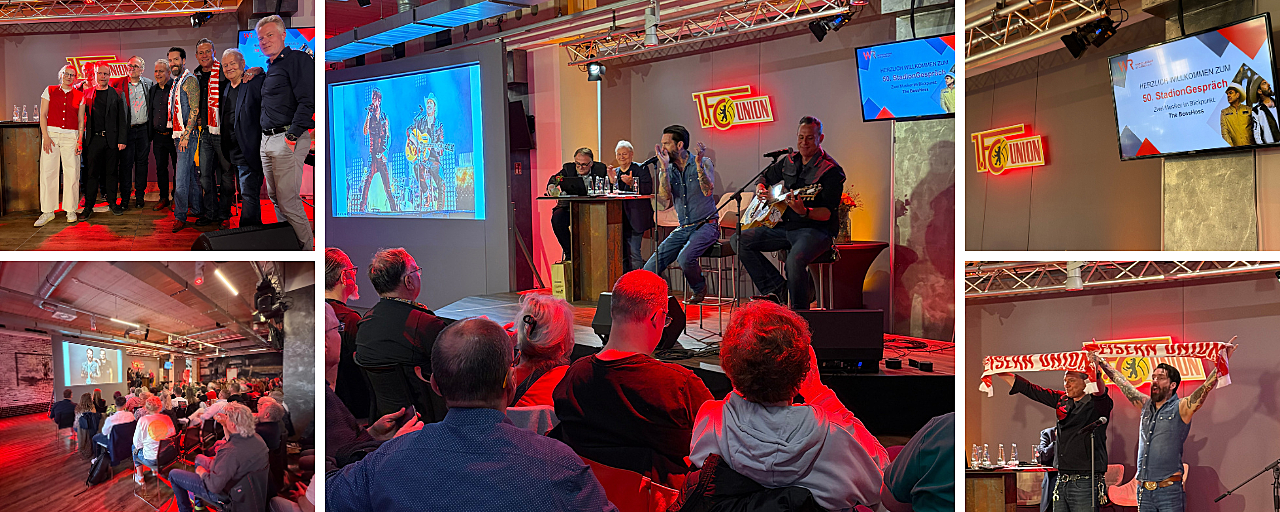 50. StadionGespräch im Stadion An der Alten Försterei mit The BossHoss